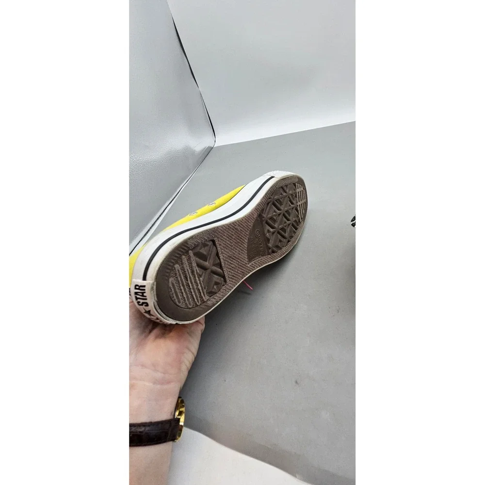 Converse Chuck Taylor All Star High Top Yellow Multi Color Leopard  Womens 8.5